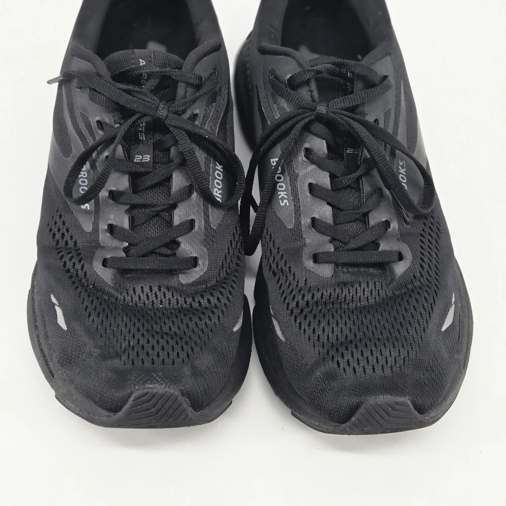Brooks Adrenaline GTS 23 Triple Black Men Running Sneakers Shoes Size 10.5 D